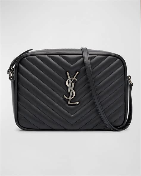 Saint Laurent Lou Medium Camera Crossbody Bag in Quilted 